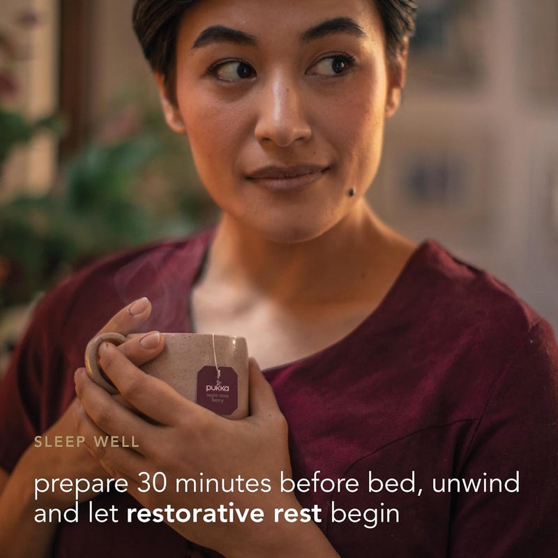 Pukka Organic Night Time Berry Herbal Tea - Image 4